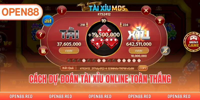 Cách dự đoán tài xỉu online toàn thắng